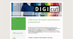 Desktop Screenshot of digicut.de