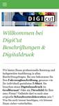 Mobile Screenshot of digicut.de